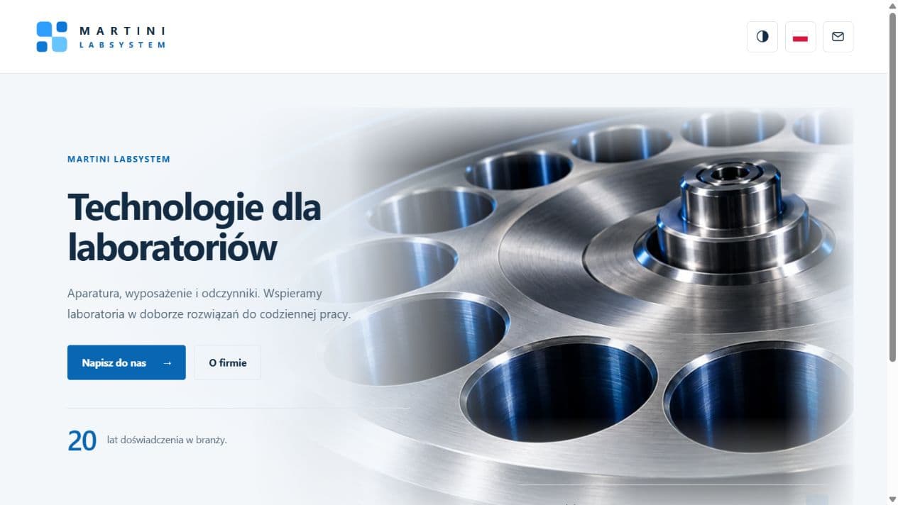 Strona internetowa Martini LabSystem